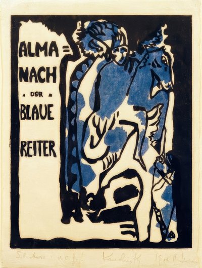 Il cavaliere azzurro da Wassily Kandinsky